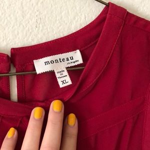 Monteau Dresses - Red a-line dress Monteau Dresses - Red a-line dress